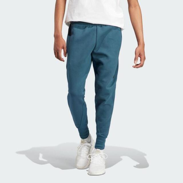 Adidas M Z.N.E. PR PT [IN5100 男 長褲 錐型褲 亞洲版 運動 休閒 中腰 彈性 藍綠