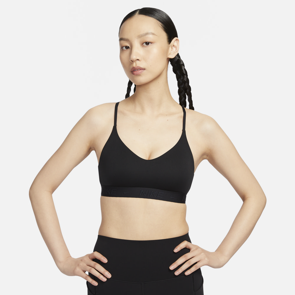 【NIKE】AS W NK DF INDY LGT SPT BRA 女 運動內衣 輕度支撐 黑色-FD1063010