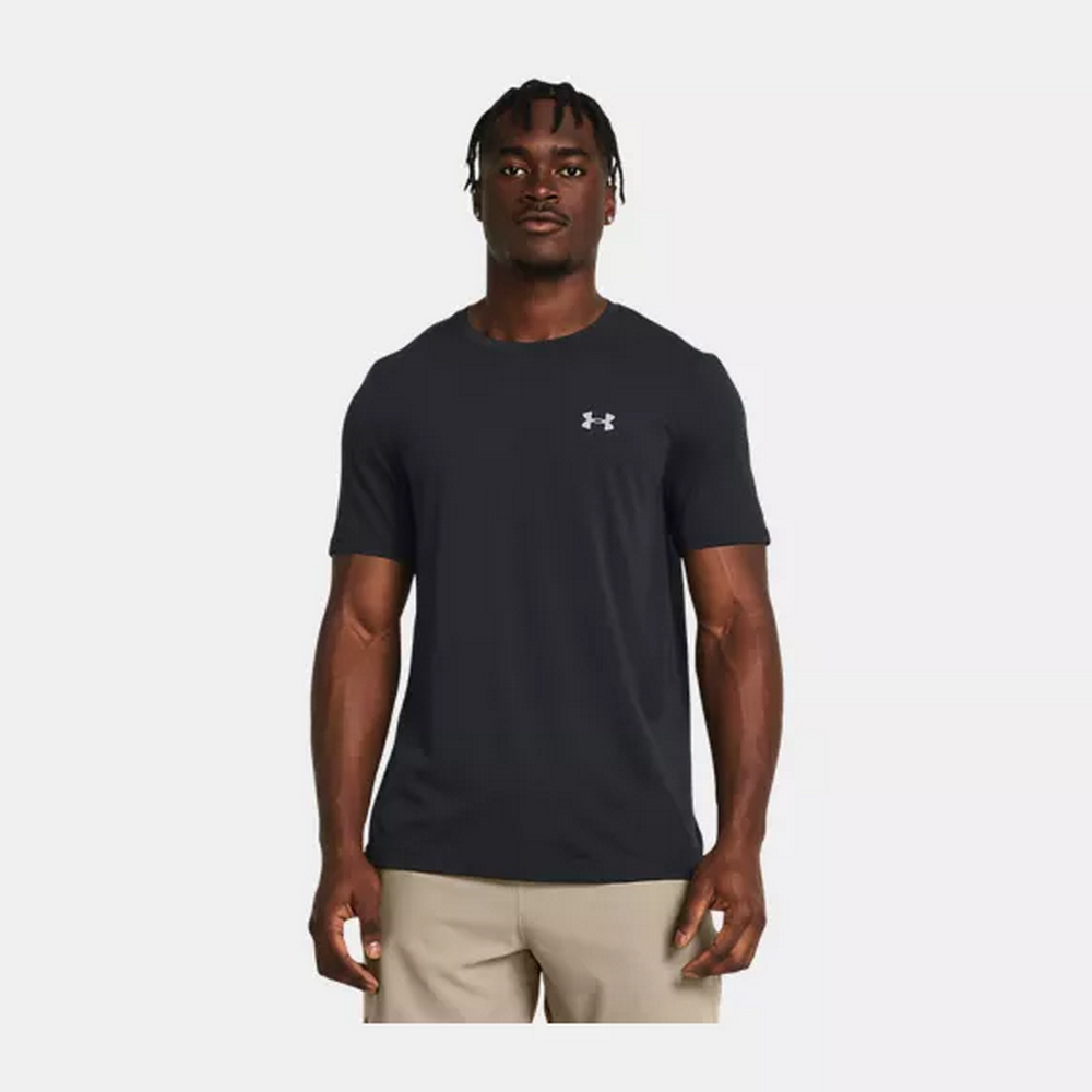 【UNDER ARMOUR】Vanish Seamless 短T-Shirt 男 黑色-1382801-001