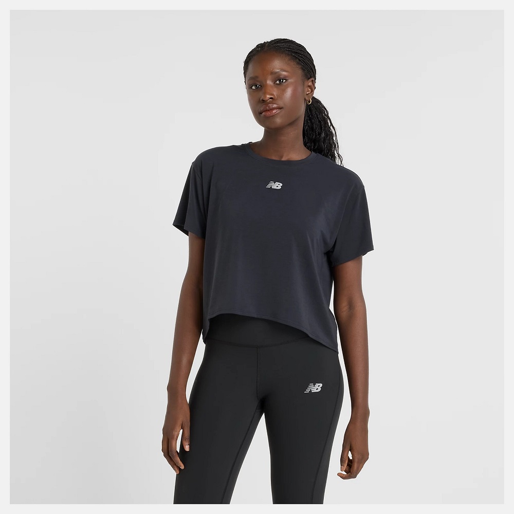 New Balance 女 短袖上衣 WT51133BK-F