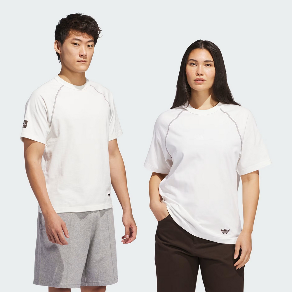 【ADIDAS】SHMOO FW TEE 短袖上衣 男女 白色-JC7653