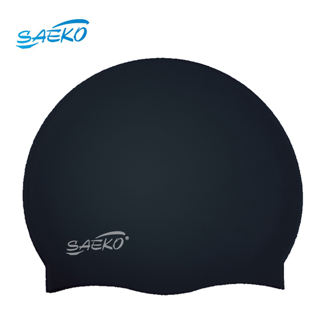 【SAEKO】泳帽 成人素色矽膠泳帽 CS