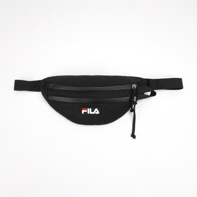 FILA [BWW-3022-BK 側背包 運動 戶外 休閒 輕量 防潑水 斜跨包 隨身包 輕便 穿搭 黑
