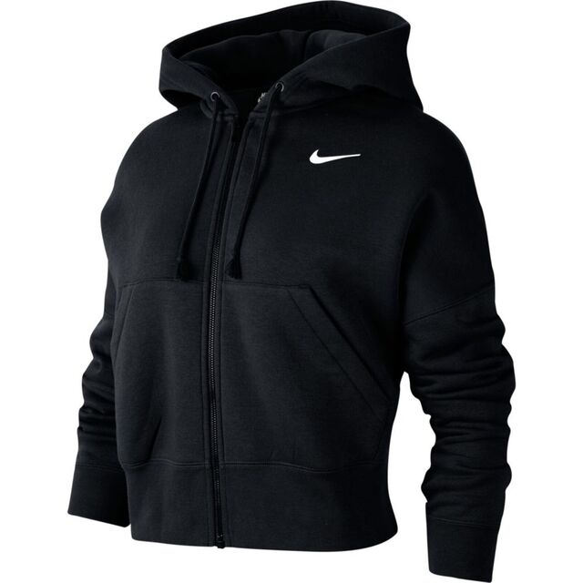 Nike As W Nsw Fz Flc Trend [CK1506-010 女 連帽外套 休閒 柔軟 棉質 舒適 黑