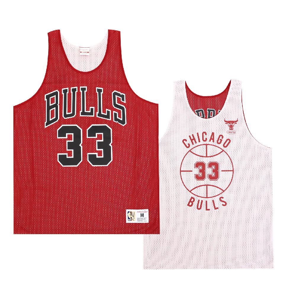 Mitchell & Ness 球衣 NBA Bulls 芝加哥公牛 Pippen 皮朋 雙面穿 紅 MN21ART01SP