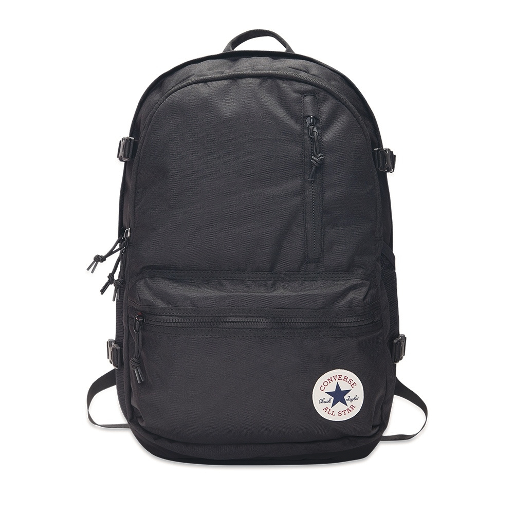 【CONVERSE】匡威 STRAIGHT EDGE BLACK 揹包 後揹包(10021138-A01)
