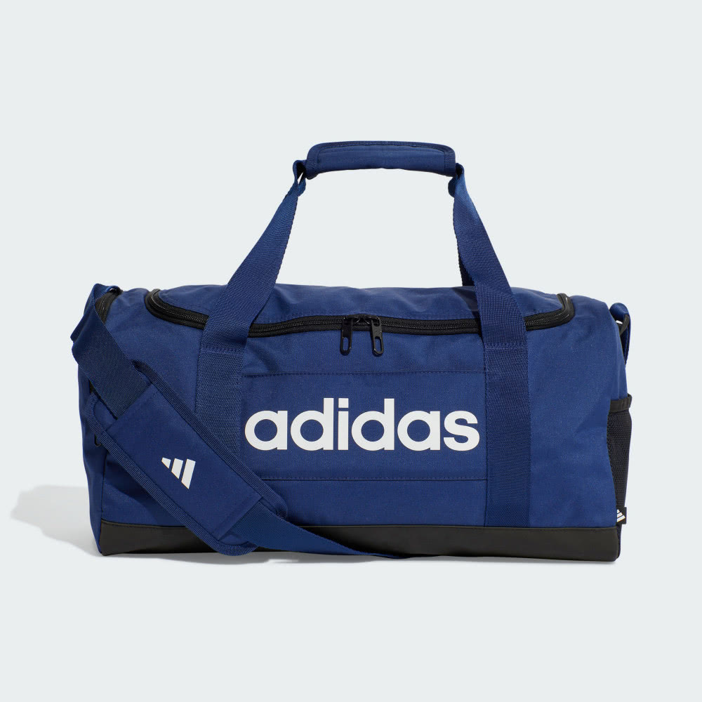 【ADIDAS】LINEAR DUFFEL S 旅行包 中 藍色-IN6111