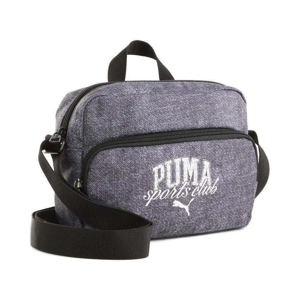 【PUMA】PUMA PHASE CLASS側背小包(N) 男女 斜揹包 灰黑色-09117901