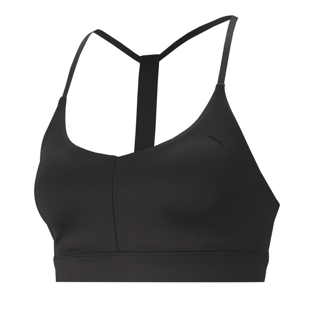 【PUMA】訓練系列美背低衝擊運動內衣 女 運動內衣 黑色-52030701