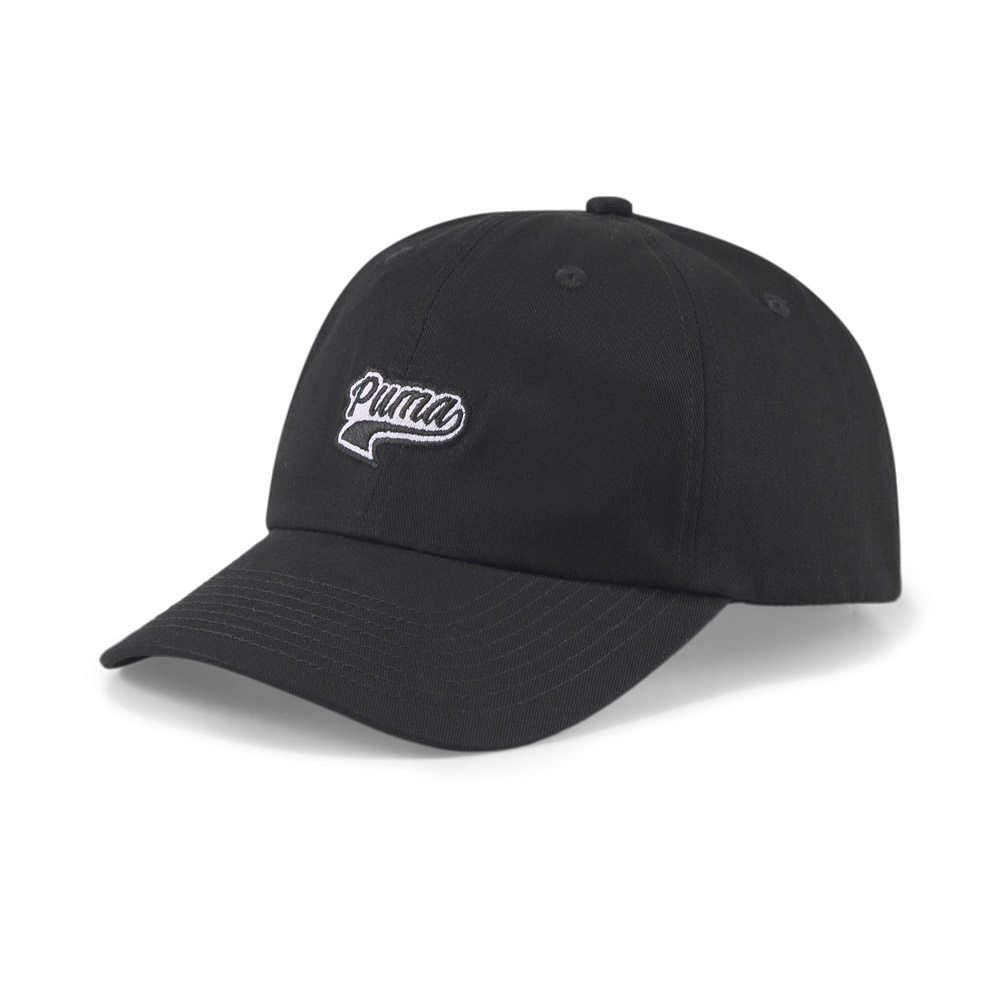 PUMA 帽子 棒球帽 基本系列 SCRIPT 黑 電繡 休閒 02403201