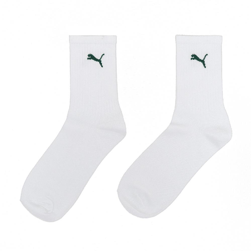 Puma 襪子 Classic Crew 白 綠 白襪 長襪 中筒襪 休閒 穿搭 男女款 臺灣製 BB134515