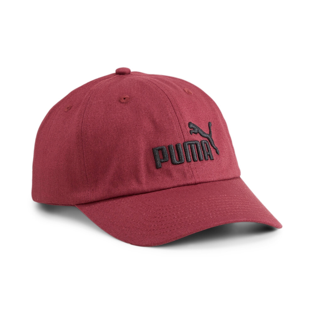PUMA 帽子 基本系列 NO.1 酒紅 黑LOGO 老帽 棒球帽 02435710