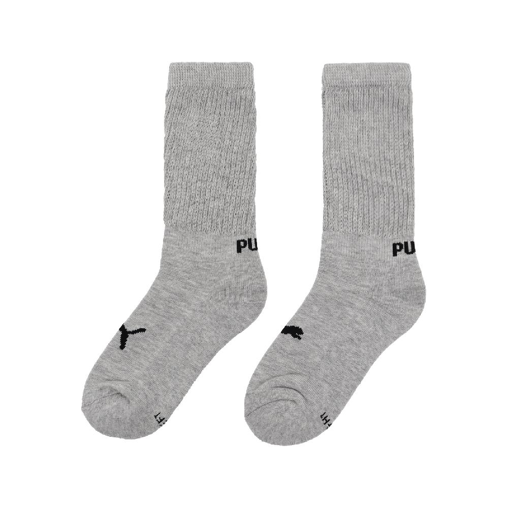 Puma 彪馬 襪子 Fashion Slouch Crew Socks 男女款 灰 黑 長襪 厚底 台灣製 單雙入 BB142701