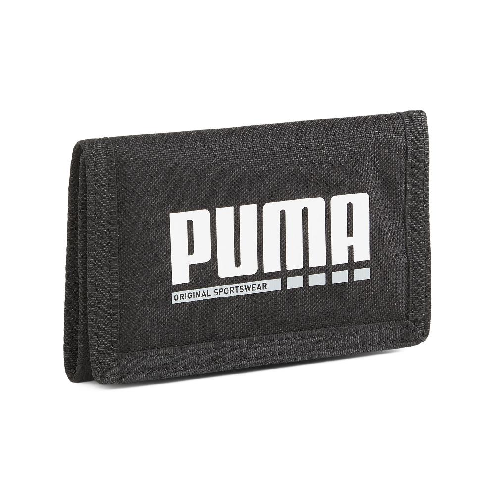 Puma 彪馬 錢包 Plus Wallet 黑 白 多夾層 拉鍊零錢袋 尼龍錢包 皮夾 短夾 05447601