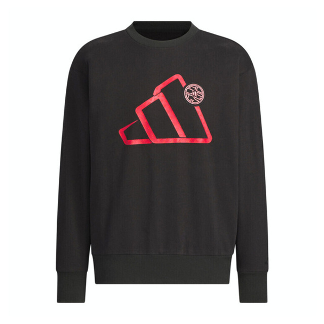 Adidas CM DK Crew JM1002 男 長袖上衣 休閒長袖 CNY新年 穿搭 黑 紅