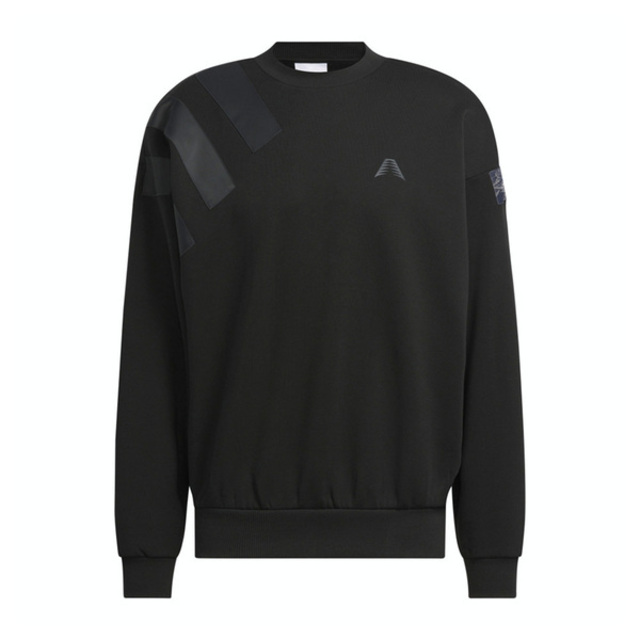Adidas AE Foun Crew IW8060 男 長袖上衣 休閒長袖 舒適 穿搭 黑