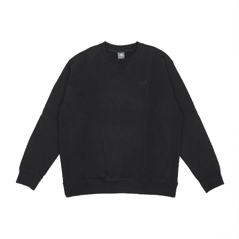 長袖 Athletics French Terry 男款 黑 寬鬆 刺繡 大學T 衛衣 NB MT41506BK