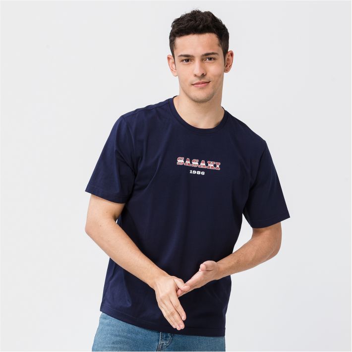《SASAKI》(親子系列)冰絲涼感抗紫外線彈力棉質圓領短衫/631024