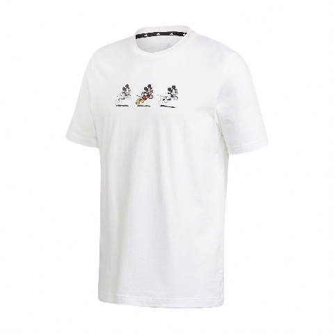adidas T恤 Disney Mickey Tee 男款 愛迪達 米老鼠 聯名 圓領 基本款 白 黑 GL2224