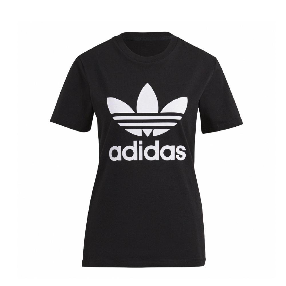 Adidas 短袖上衣 Originals Adicolor Tee 女款 黑 經典 休閒短T 三葉草 愛迪達 GN2896
