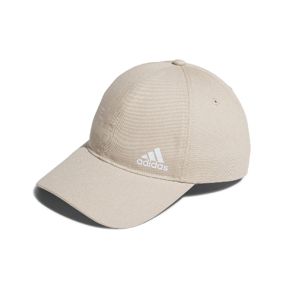 adidas 愛迪達 棒球帽 Must Have Cap 卡其 白 膠印 可調式帽圍 老帽 帽子 IM5231