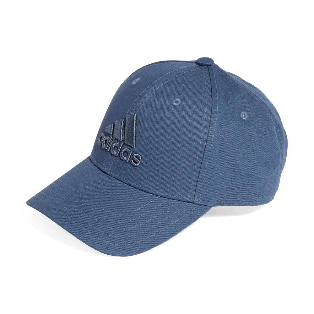 adidas 愛迪達 棒球帽 Logo Cap 藍 可調式帽圍 刺繡 一體式 老帽 帽子 IR7904