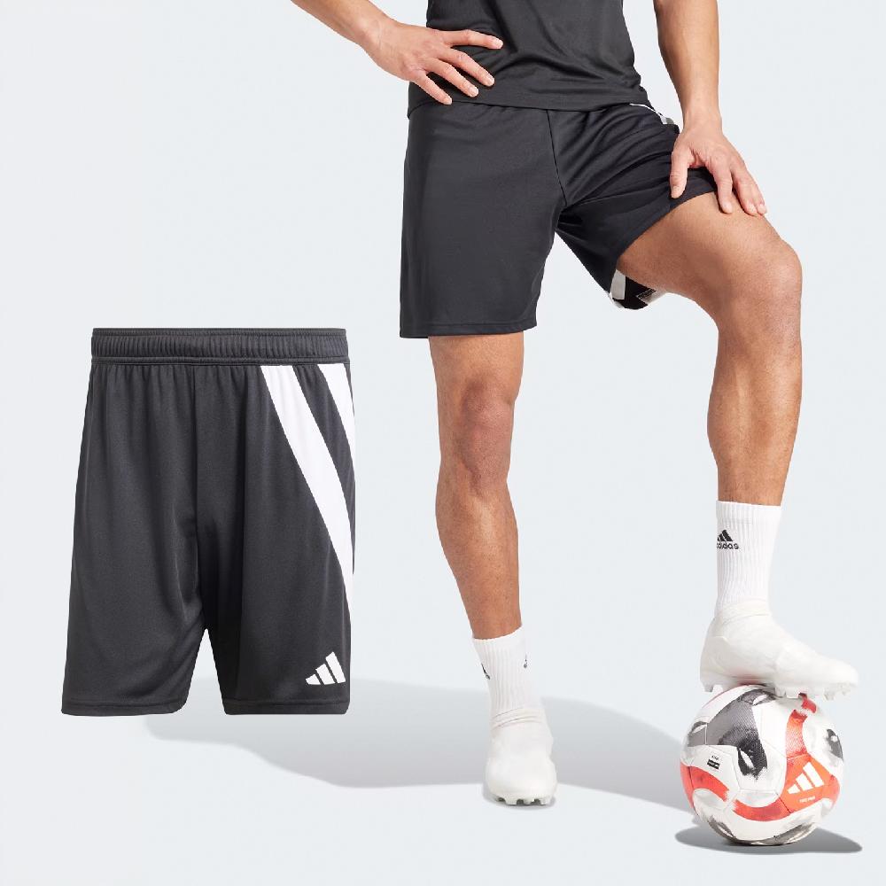 adidas 愛迪達 短褲 Fortore 23 Shorts 男款 黑 白 輕質 透氣 抽繩 足球 運動褲 IK5755