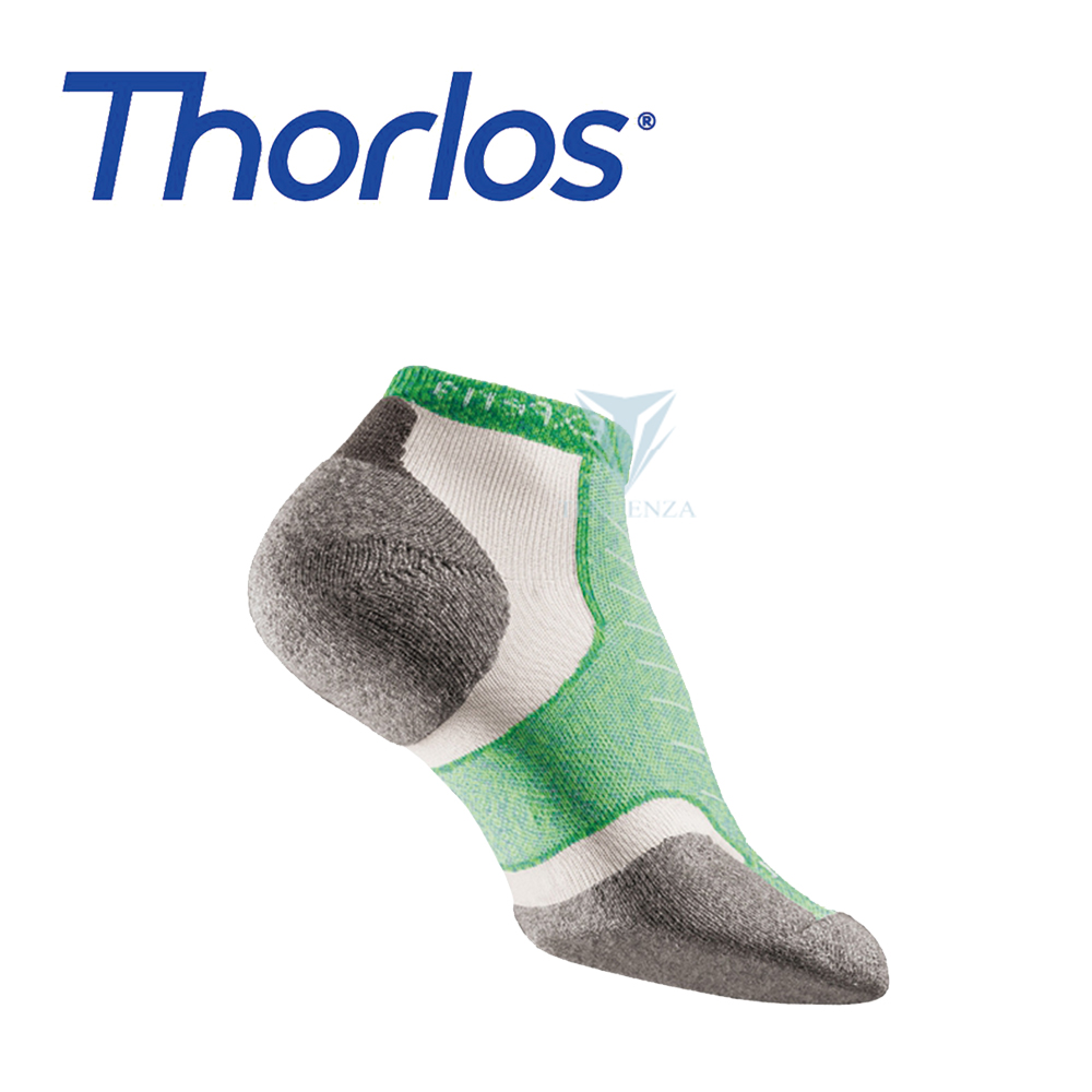 美國Thorlos XCCU 雪豹超短筒襪 繽紛螢光綠