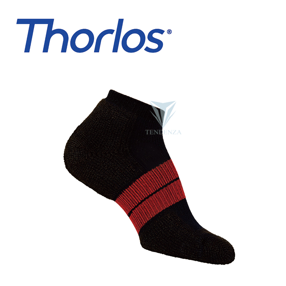 美國Thorlos 84N跑步襪 (男款) 黑/紅