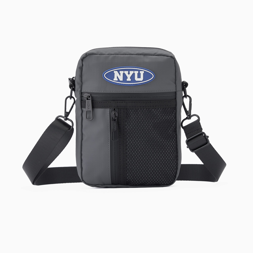 NCAA 側背包 紐約 灰 前網格 防潑水 小包 包包 7325172612
