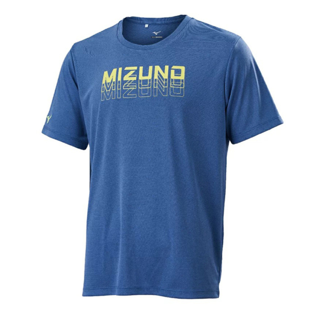 Mizuno [32TAB01015 男 短袖 上衣 T恤 運動 休閒 舒適 透氣 美津濃 藍