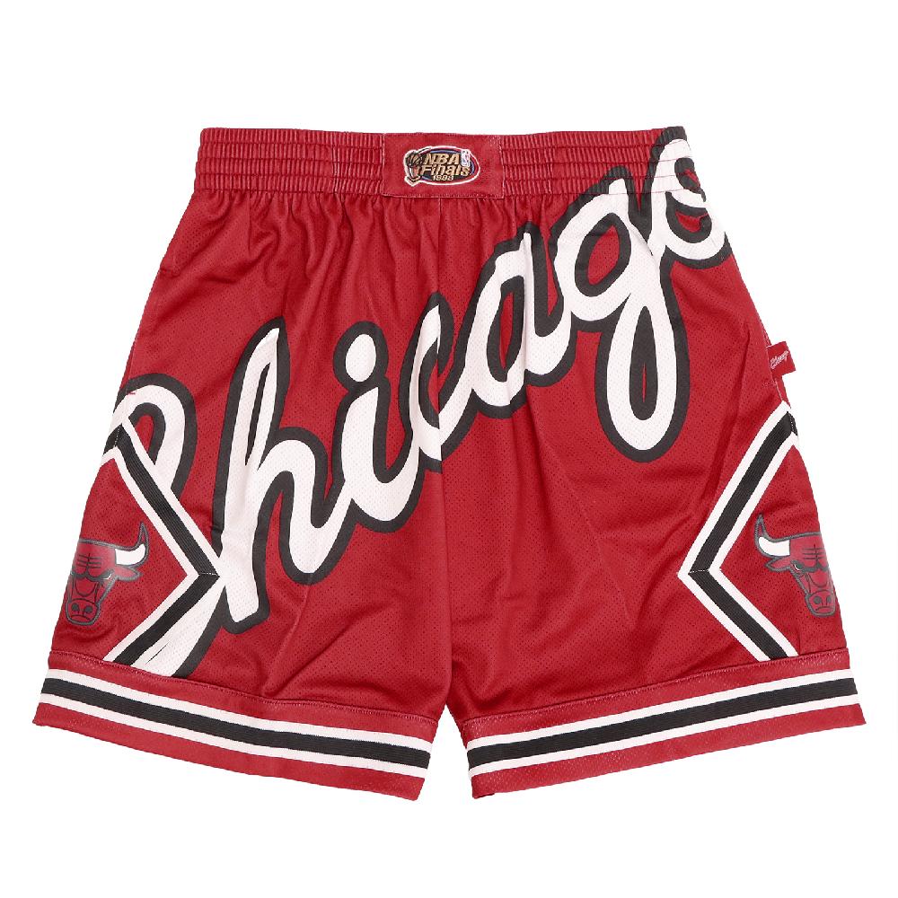 Mitchell & Ness 球褲 NBA Chicago Bulls Big Face 芝加哥 公牛 運動褲 復古 MN20BSH02CBR