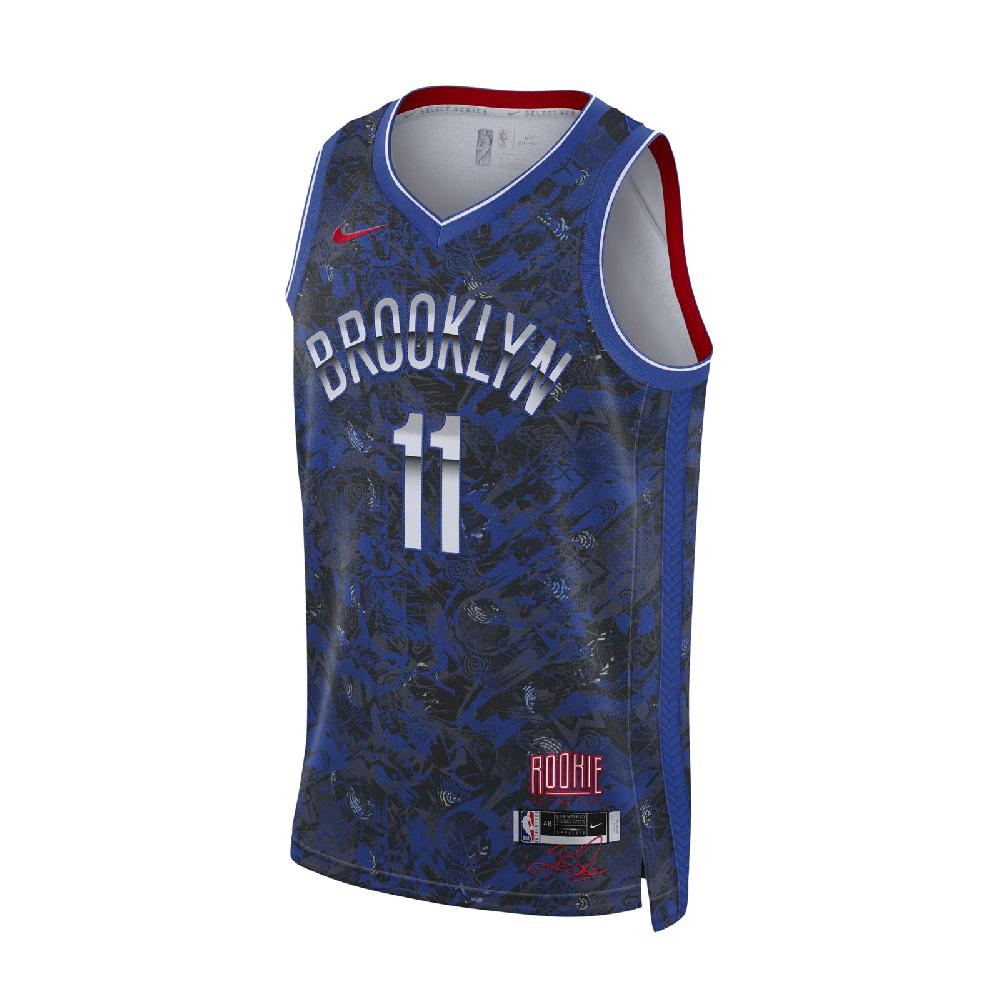 Nike 球衣 Kyrie Irving 布魯克林 男款 NBA球星 11號 厄文 籃球 背心 藍 紅 DA6959-495