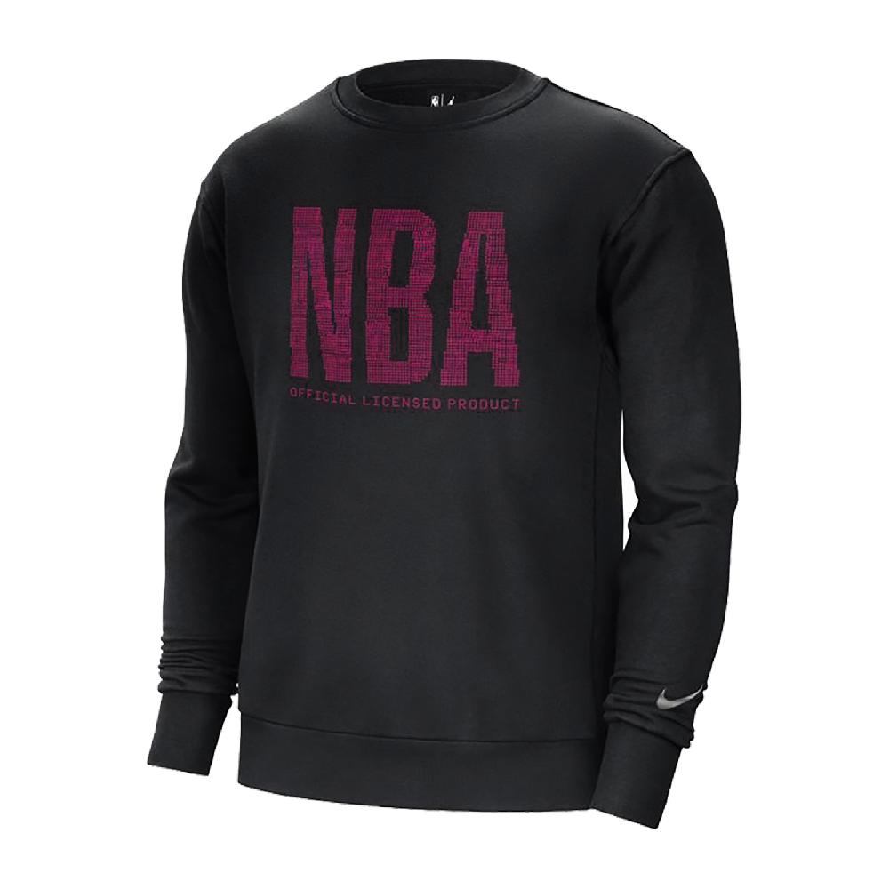 Nike T恤 Team 31 Essential 男款 NBA 圓領 棉質 內刷毛 寬鬆 黑 粉 CV4424-010