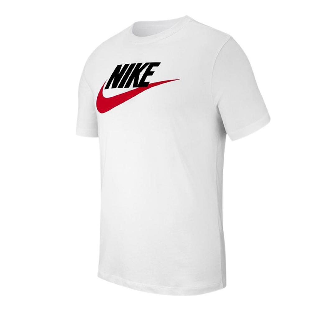 Nike 短袖 NSW Logo 男款 白 短T 大LOGO 基本款 穿搭 AR5005-100