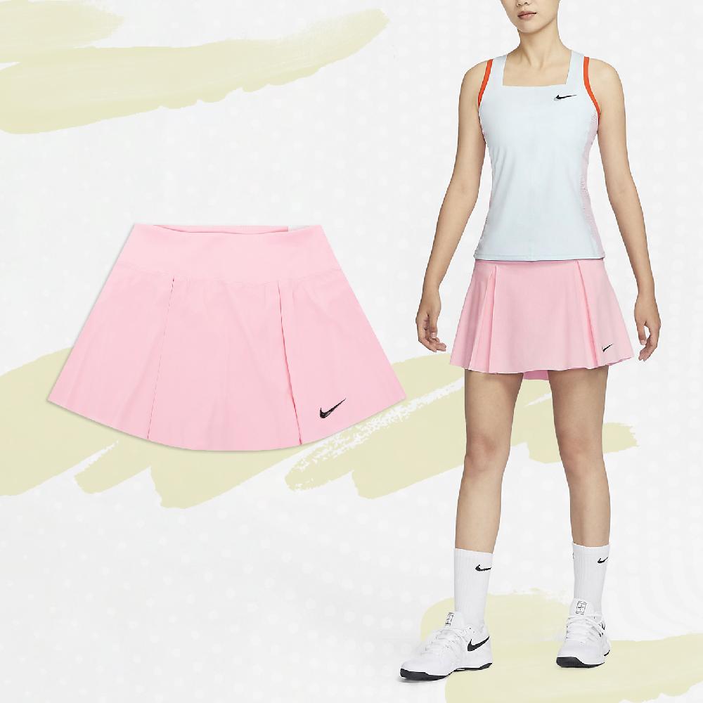Nike 耐吉 褲裙 Dri-FIT Advantage 女款 粉紅 黑 吸濕排汗 內置短褲 高爾夫球裙 小勾 DX1422-690
