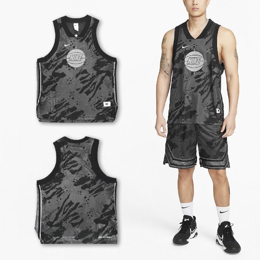 Nike 耐吉 球衣 Dri-FIT ADV Premium 男款 黑 灰 籃球 背心 無袖 吸濕排汗 DX0258-010