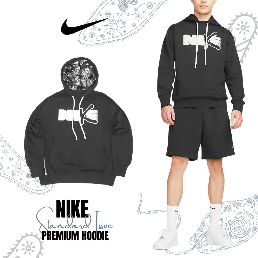 Nike 耐吉 長袖 Dri-FIT Standard Issue 男款 黑 寬鬆 連帽上衣 袋鼠口袋 DV9502-010