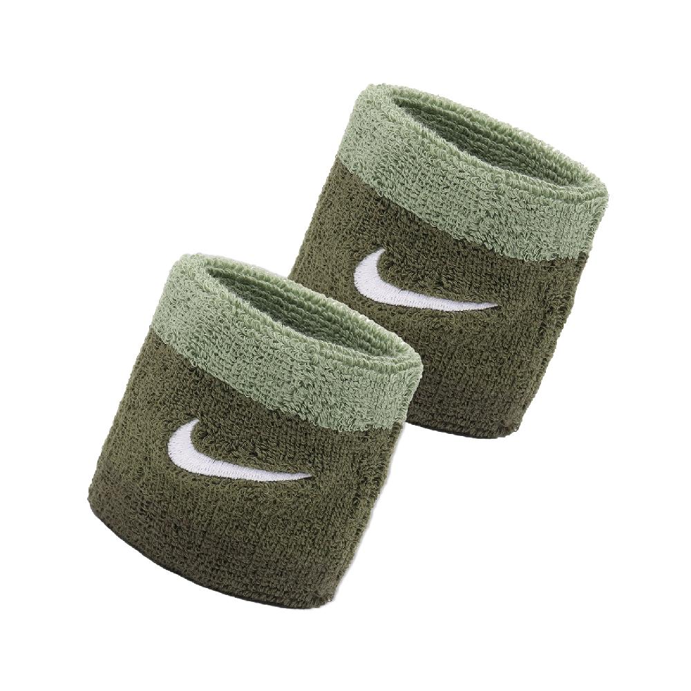Nike 耐吉 護腕 Swoosh 綠 白 吸濕 毛巾底 小勾 籃球 網球 運動 N000156531-4OS