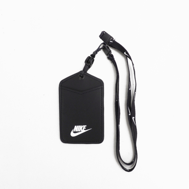 Nike Id Lanyard [DC3632-091 識別證吊帶 證件夾 名牌掛繩 背帶可拆 雙面卡槽 黑