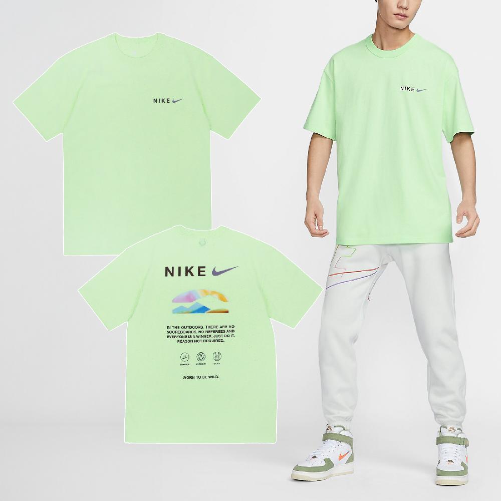Nike 耐吉 短袖 NSW Premium Essentials Tee 男款 亮綠 純棉 寬鬆 短T 棉T HF6172-376