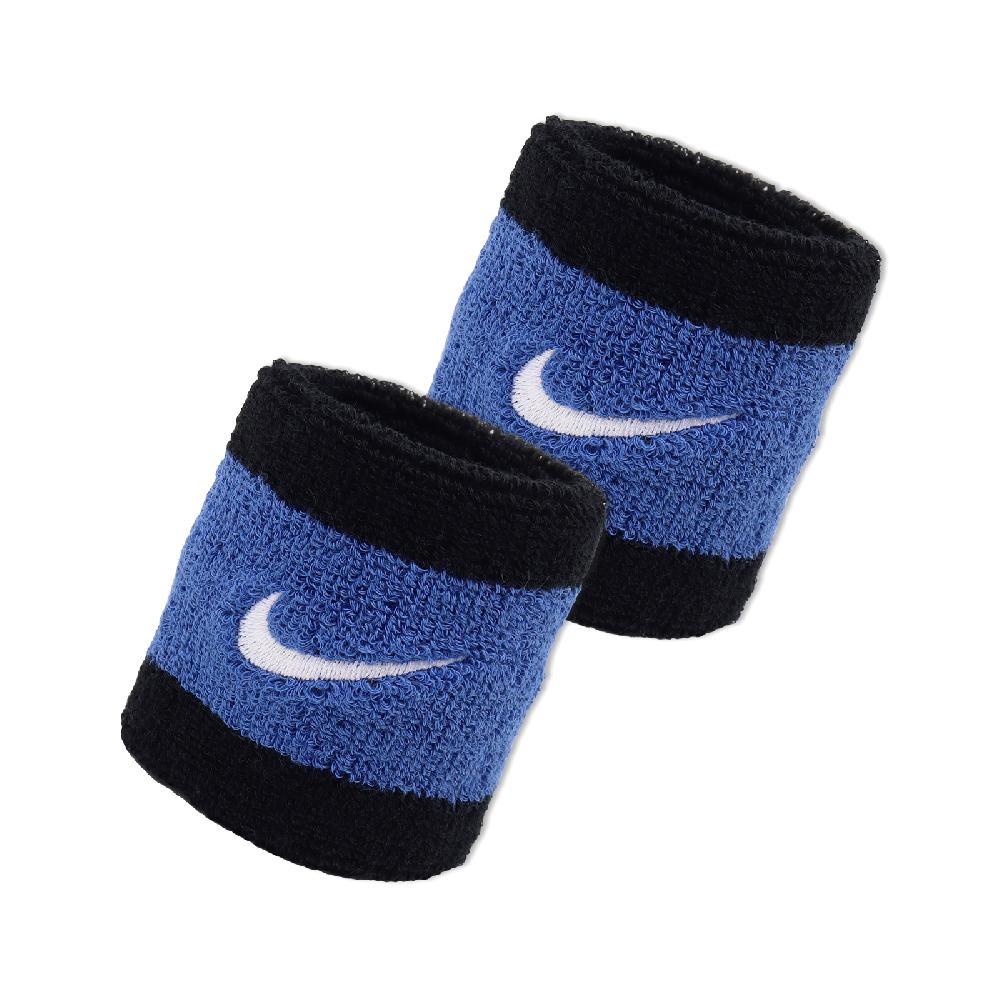Nike 耐吉 護腕 Swoosh 藍 白 黑 吸濕 毛巾底 小勾 籃球 網球 運動 N000156505-0OS