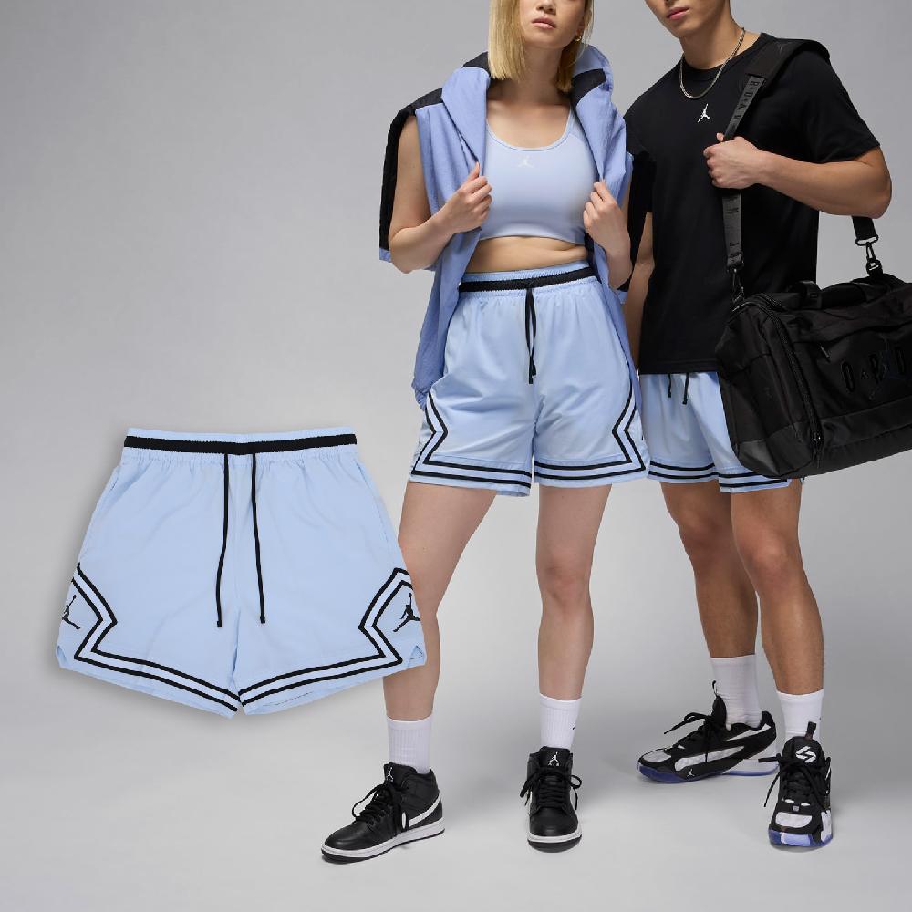 Nike 耐吉 短褲 Jordan Sport Diamond 男女款 藍黑 速乾 抽繩 籃球 運動褲 球褲 褲子 FQ2990-441