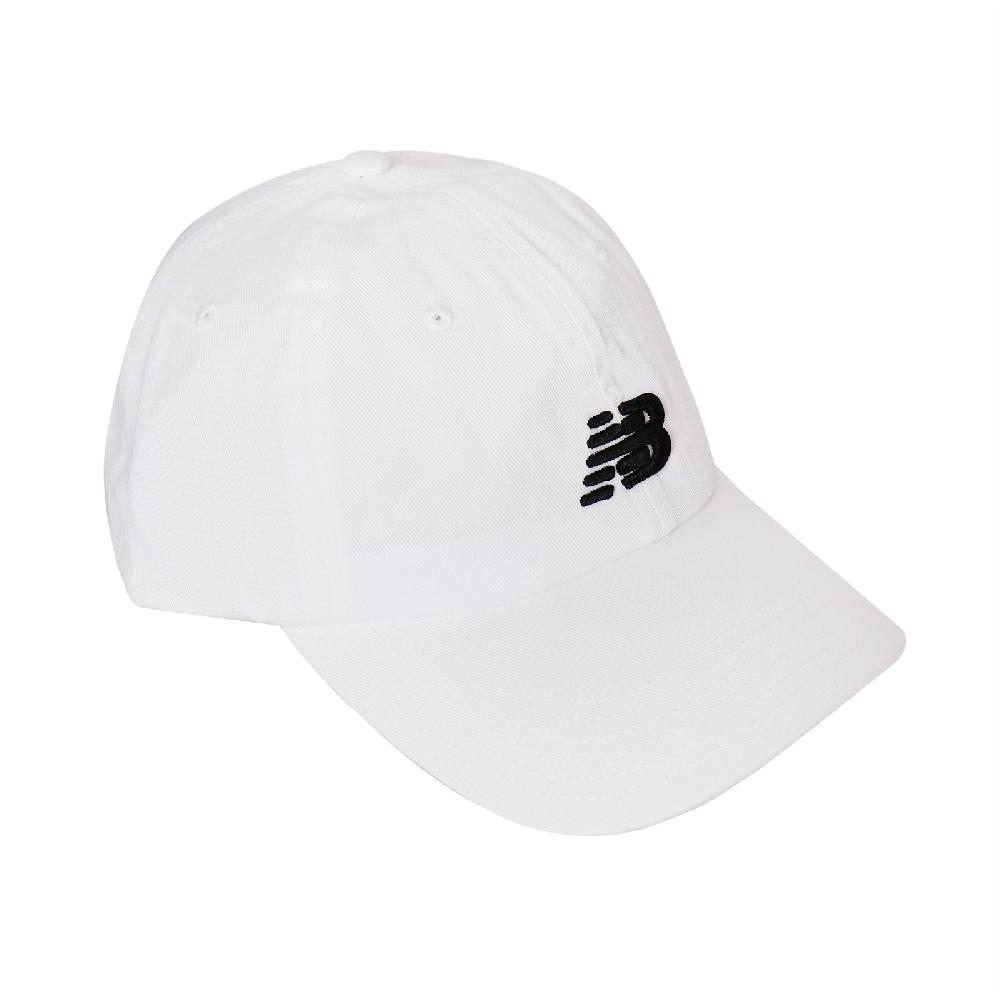 New Balance 紐巴倫 棒球帽 Logo Baseball 男女款 白 黑 基本款 老帽 鴨舌帽 帽圍可調 NB LAH91014WT