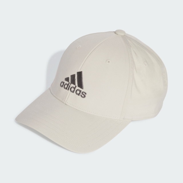 Adidas Bballcap Lt Emb [IY7766 棒球帽 刺繡徽標 輕便 可調式 經典款 米灰