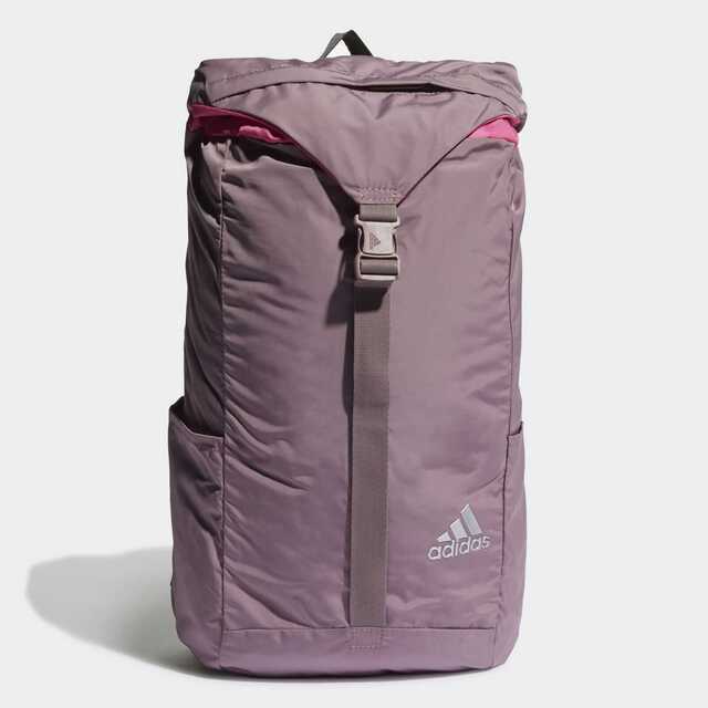 Adidas W St Fla Bp [HI1674 後背包 雙肩背帶 運動 戶外 訓練 休閒 透氣 翻蓋 紫
