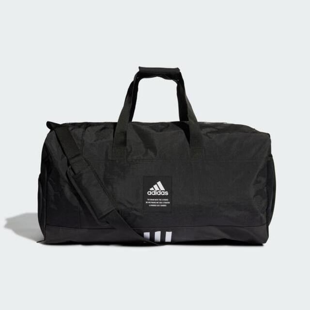 Adidas 4athlts Duf L [HB1315 旅行背袋 健身包 運動 訓練 休閒 斜背 肩背 手提 黑