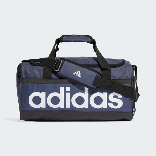 Adidas Linear Duffel S [HR5353 健身包 旅行包 訓練 運動 休閒 肩背 側背 手提 藍