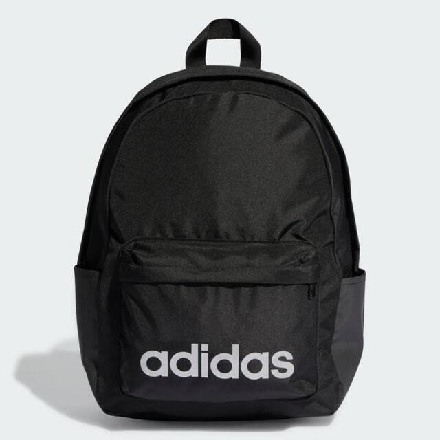 Adidas W L ESS BP S [HY0746 後背包 雙肩背包 學生書包 基本款 簡約 運動 休閒 黑銀