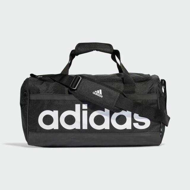 Adidas Linear Duffel S [HT4742 健身包 旅行包 訓練 運動 休閒 肩背 側背 手提 黑